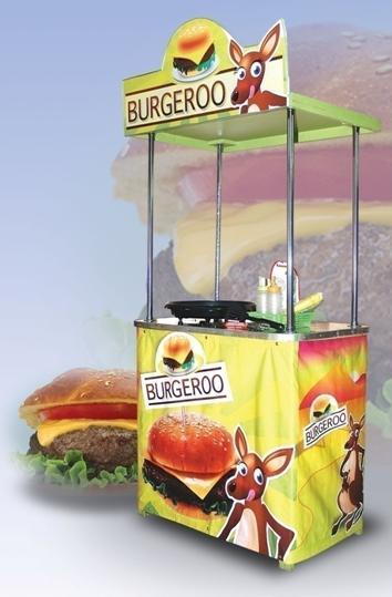 Affordable and Highly Presentable Burgeroo foodcart.