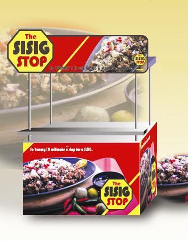 Affordable and Highly Presentable Sisig Stop foodcart.