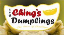 Affordable and Highly Presentable Ching's Dumplings foodcart logo.