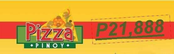 Affordable and Highly Presentable Pizza Pinoy foodcart package price for as low as P21,888.00