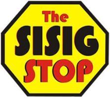 Affordable and Highly Presentable Sisig Stop foodcart logo.